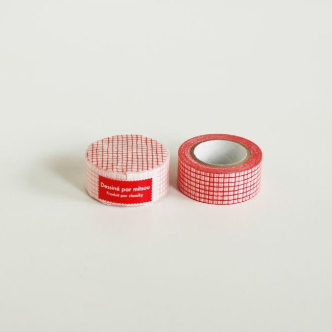 Mitsou Washi Tape  Red – ZAKKAsine