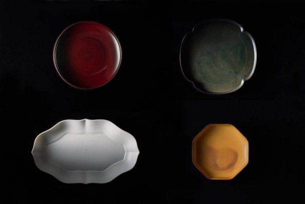 TETSUBACHI Bowl with Candy Red Glaze