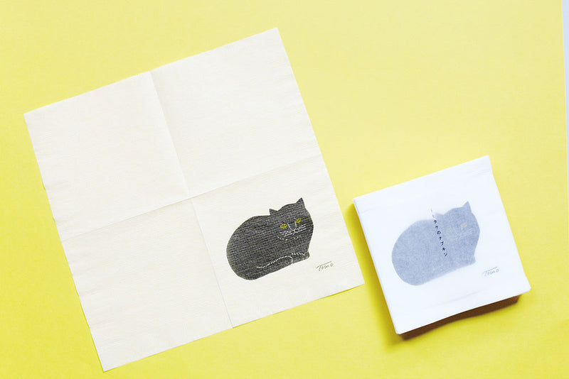 Tomotake black cat paper napkin 50 sheets