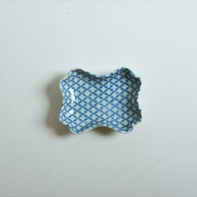 Inban small dish | Rhombus Lattice