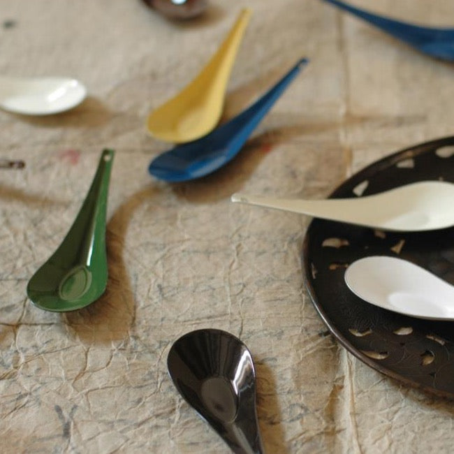 Enameled  spoon