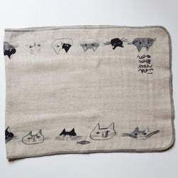 Toranekobonbon Linen gauze Cat towel | Cat