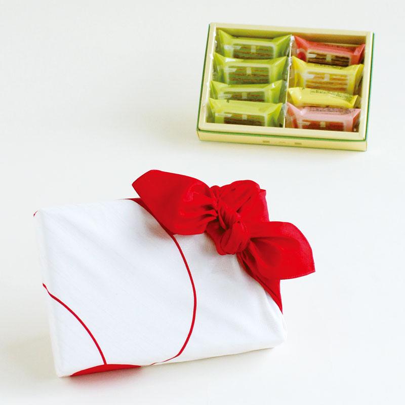 Furoshiki  | Pine Bamboo Plum Red