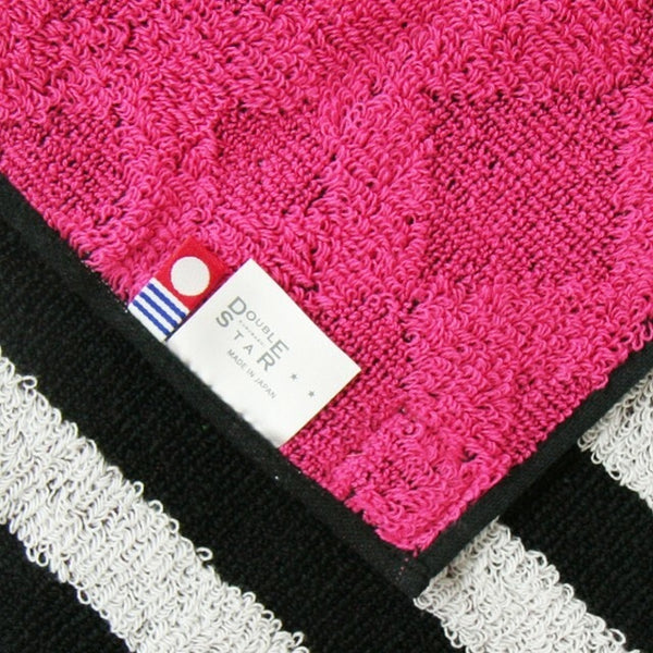Imabari Towel | Pink x Black
