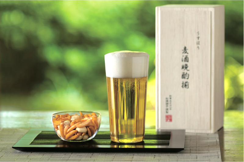 Usuhari Beer Tumbler & Kaki-P Small bowl | SHOTOKU Glass