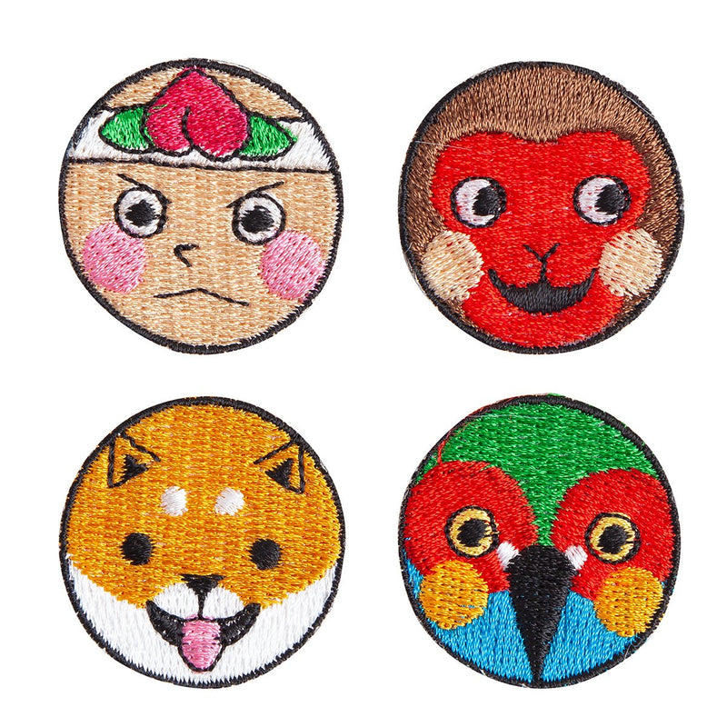Set of 4 Patches | Momotaro and His Mates