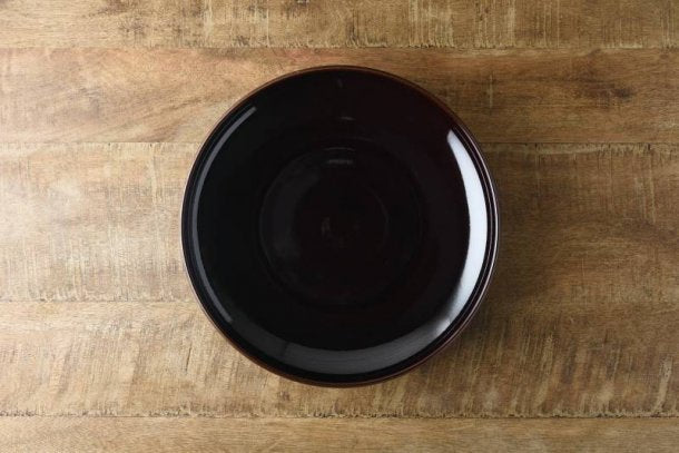TETSUBACHI Bowl with Candy Red Glaze