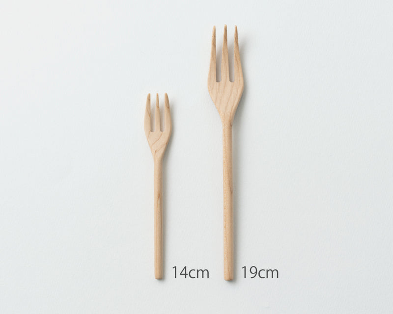 Wooden fork 19cm | Maple wood