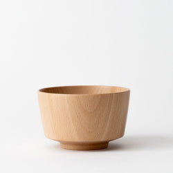 Wooden bowl M straight | European beech