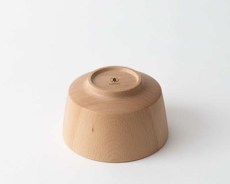 Wooden bowl L straight | European beech