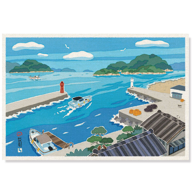 Post cards with cats in Japan