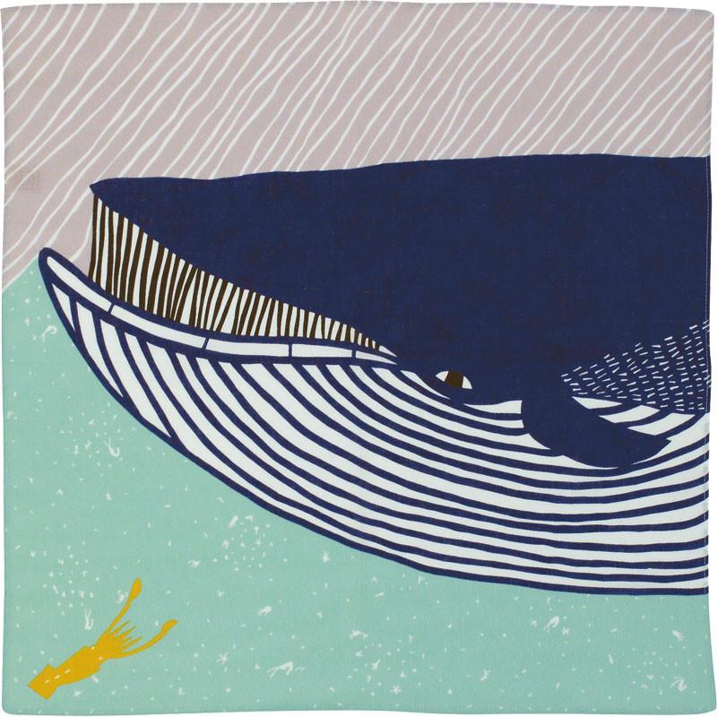 Furoshiki | Whale Blue | kata kata