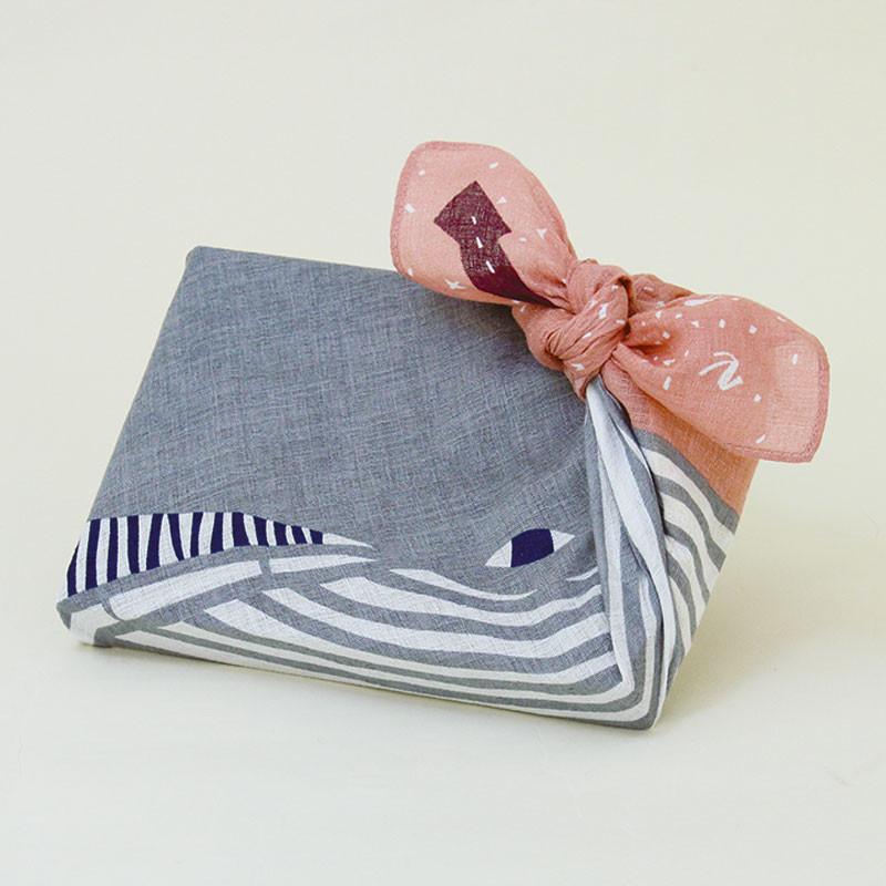 Furoshiki | Whale Pink | kata kata