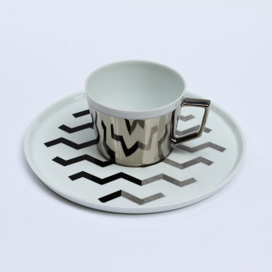 Mirror Pop Cup & Saucer | D-BROS (517ZE)