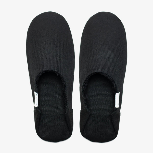 ABE Canvas Home Shoes | Wool-Lined | Lamp Black