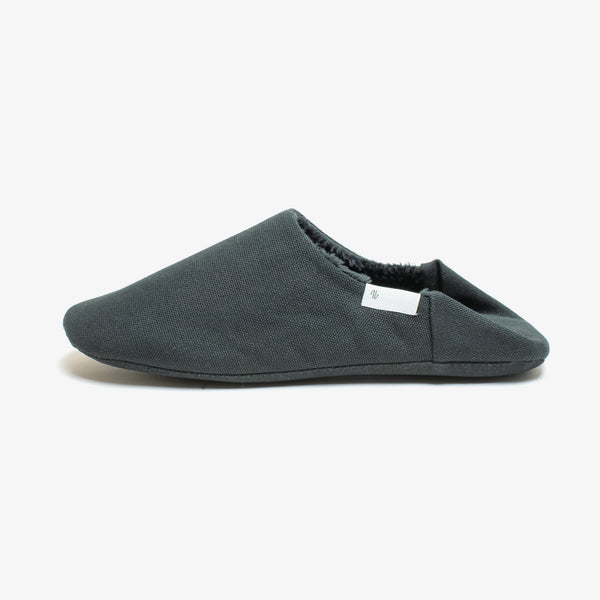 ABE Canvas Home Shoes | Wool-Lined | Lamp Black