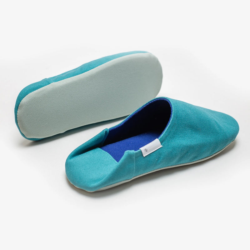 ABE Canvas Home Shoes | Turquoise Blue