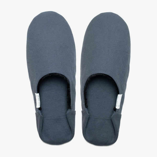 ABE Canvas Home Shoes | Wool-Lined | Slate Gray