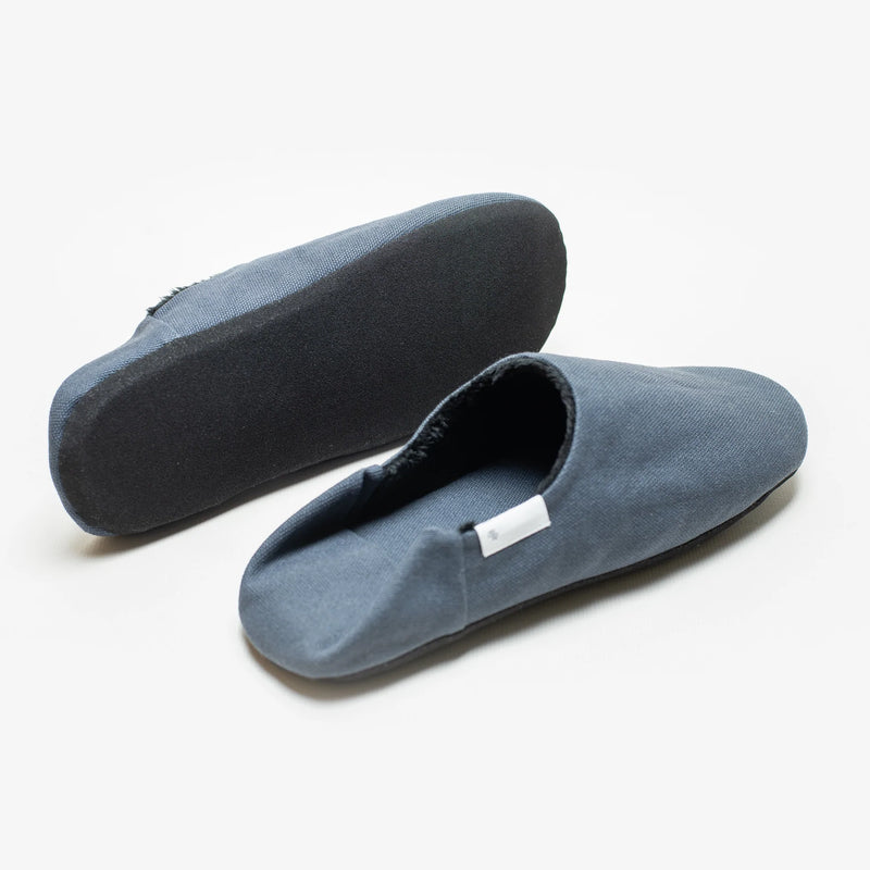 ABE Canvas Home Shoes | Wool-Lined | Slate Gray