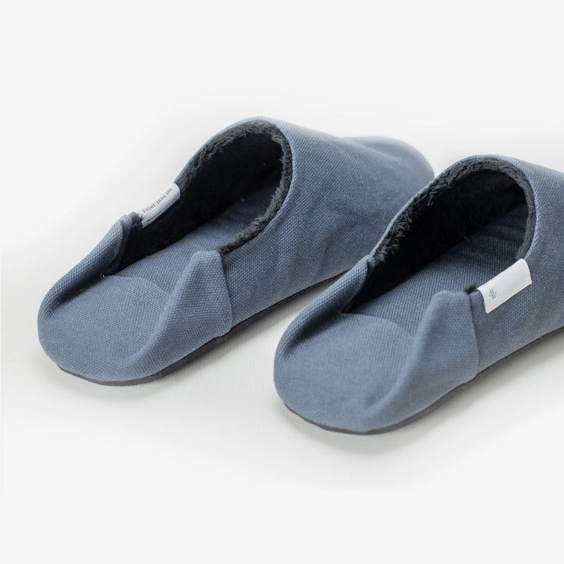 ABE Canvas Home Shoes | Wool-Lined | Slate Gray