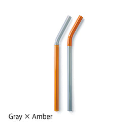 TWO TONE GLASS STRAW | amabro