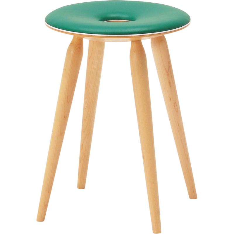 design chair Ring Stool | leather seat | TENDO MOKKO