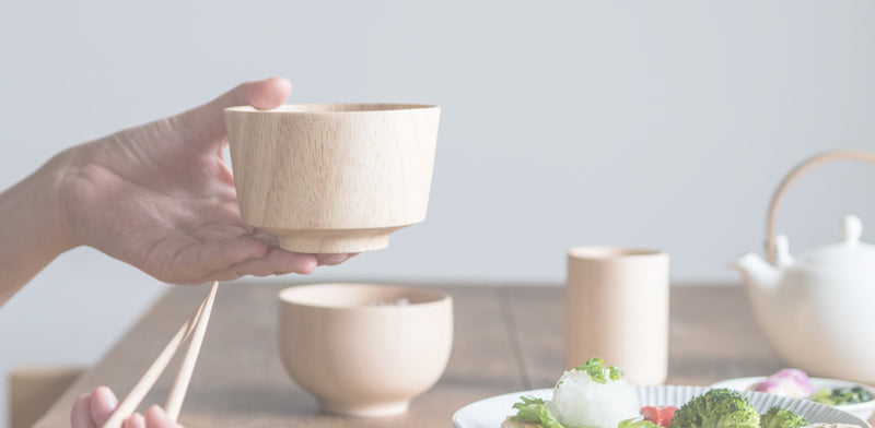 Wooden bowl M | Rubber wood