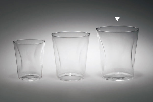 Usuhari SHIWA Crinkled Old Fashioned Glass | SHOTOKU Glass
