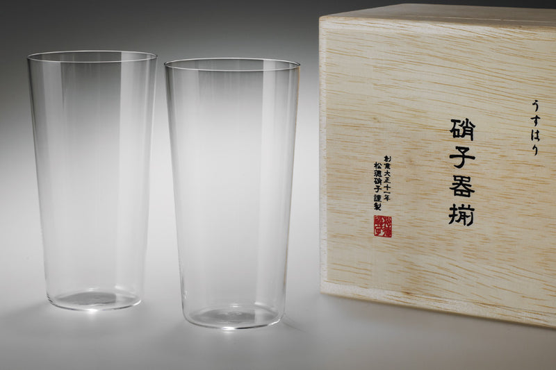 Usuhari Tumbler L 2P w/ box | SHOTOKU Glass