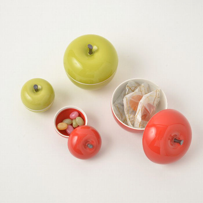 HASAMI Ware Apple porcelain Canister