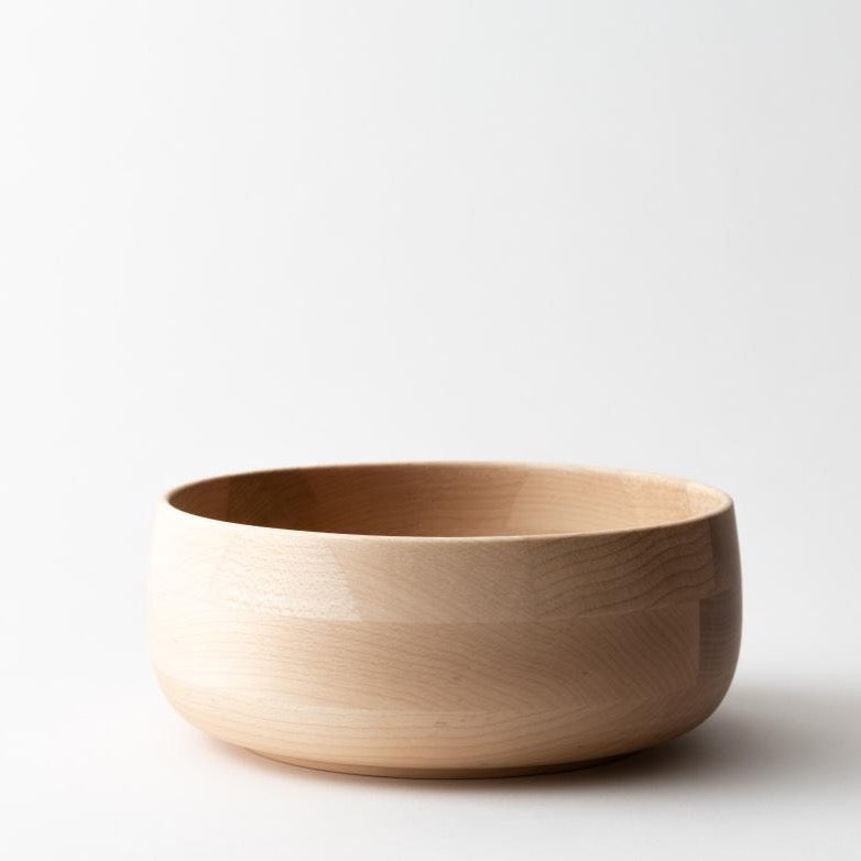 Wooden Salad Bowl L | Maple