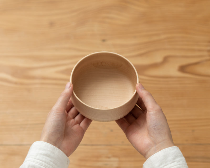 Wooden Salad Bowl S | Maple