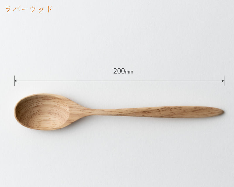 Wooden spoon Flat | Rubber wood