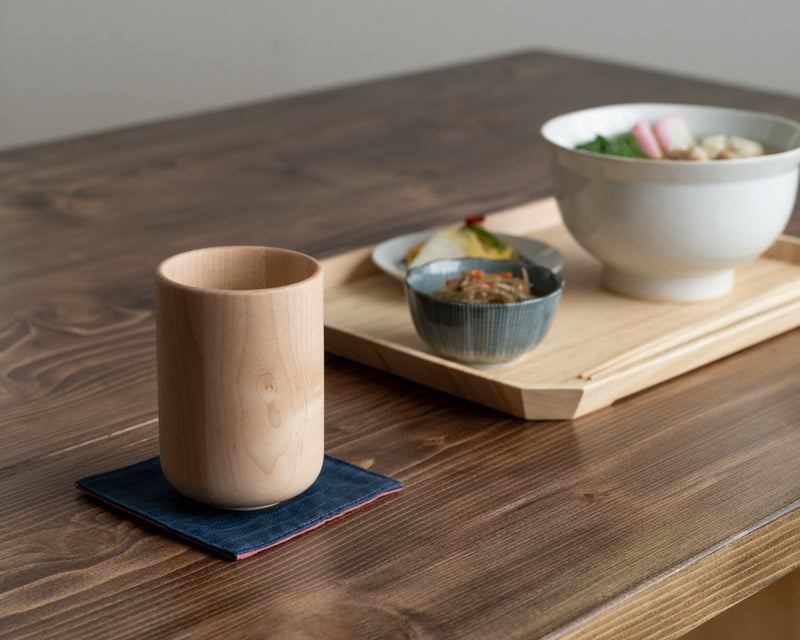 Wooden Tea cup 240ml  Maple wood – ZAKKAsine