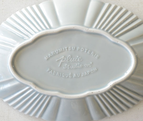 PLUIE oval plate