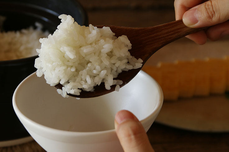 Rice Scoop | Antimicrobial carbonized wood