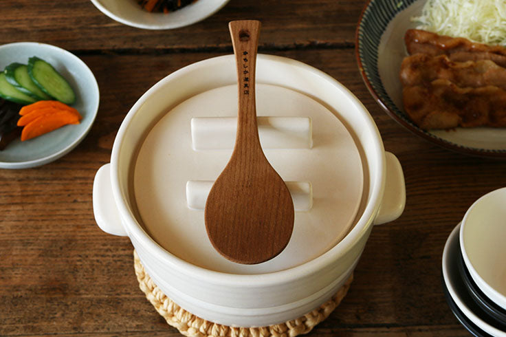 Rice Scoop | Antimicrobial carbonized wood