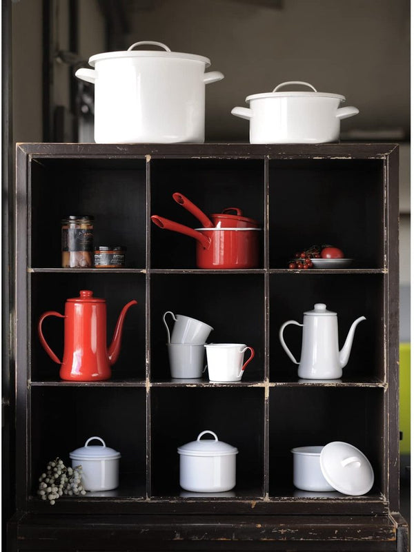 JAPANESE COFFEE IH Slim Pot 1.7L RED | Tsuki Usagi