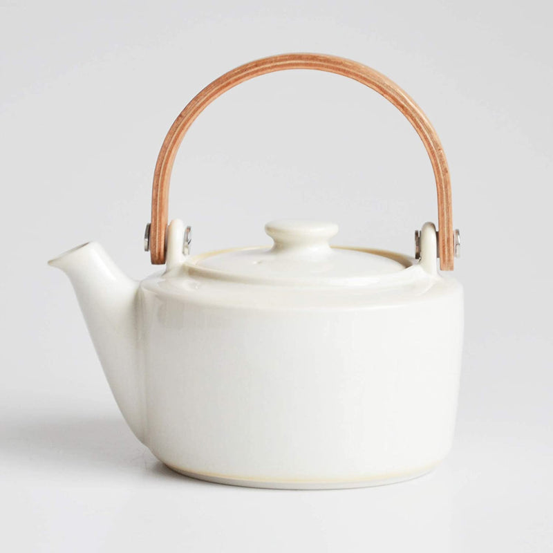 Handmade Teapot in #85 White - Style B – mogutable